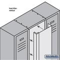 Salsbury Front Filler Vertical - Blue - 15 Inch Wide - For 6 Feet High Metal Locker