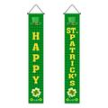 St Patricks Day Decorations St. Patrick s Day Irish Festival Door Decoration St. Patrick s Flag Irish Day Couplet St Patricks Day Accessories