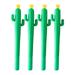 Office School Supplies ZKCCNUK 4PC Cactus Shaped Pens 0.5mm Black Gel Ink Comfortable Writing For Office School Supplies ZKCCNUK Office Home 12ml Up to 30% off Clearance