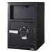 Digital Depository Safe Box 13.7 X 15.7 X 19.2 Electronic Steel Safe with Keypad Locking Drop Box with Slot Metal Lock Box with Two Emergency Keys Business Drop Slot Safe for Cash Mail Valuables