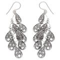 'Raindrops' - Fair Trade Women's Sterling Silver Filigree Earring