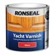Ronseal Yacht Varnish Clear Gloss Window Frames Wood Varnish, 2.5L