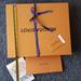 Louis Vuitton Bags | Louis Vuitton Gift Box & Lv Ribbon With Gift Tag | Color: Blue/Orange | Size: 14.25"12"3.15"