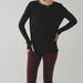 Lululemon Athletica Sweaters | Lululemon Bring It Backbend Sweater Black Sz 8/10 | Color: Black | Size: 8