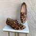 J. Crew Shoes | J. Crew Brown & Tan Animal Print Leopard Calf Hair Smoking Loafers 9 | Color: Brown/Tan | Size: 9