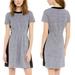 Madewell Dresses | Madewell Parkline Dress In Gray & Black - Size 8 | Color: Black/Gray | Size: 8