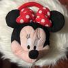 Disney Toys | Disney Minnie Mouse Plush Kids Purse | Color: Black/Red | Size: Osbb