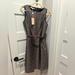 Michael Kors Dresses | Michael Kors Dress Size 8 Made In Italy New | Color: Brown | Size: 8