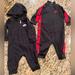 Nike One Pieces | Nike Baby Jogger Onesie One Piece Set 6 Months | Color: Black/Red | Size: 6mb