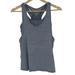 Lululemon Athletica Tops | Lululemon Athletica Silver Gray Racer Back Tank Top With Attached Bra, 6 | Color: Gray/Silver | Size: 6