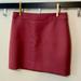 J. Crew Skirts | J.Crew Pencil Mini Skirt, Wool With Lining, Size 0 Petite, Mauve Pink/Red Color | Color: Pink/Red | Size: 0p