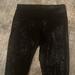 Lululemon Athletica Pants & Jumpsuits | Brand New Lululemon Shiny Embossed Leggings!!! Perfect Condition Worn Once!!! | Color: Black | Size: 8