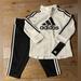 Adidas Matching Sets | Girls Adidas 2 Piece Track Set, Brand New With Tag | Color: Black/White | Size: 18mb