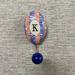 Anthropologie Wall Decor | Anthropologie Monogram Hook ‘K’ | Color: Blue/Silver | Size: Os