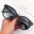 Gucci Accessories | Gucci Gg0702skn 004 Sunglasses Black Green Red Gray Round Women | Color: Black/Green | Size: Os