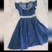 Disney Dresses | Disney Beauty And The Beast Dress | Color: Blue/White | Size: S