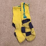 Nike Underwear & Socks | Nike Elite Socks | Color: Blue/Yellow | Size: M