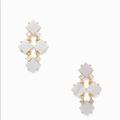 Kate Spade Jewelry | Kate Spade Pearl Cove Chandelier Earrings | Color: Gold/White | Size: Os