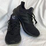 Adidas Shoes | Adidas Primeblue Ultra Boost 4.0 Triple Black Nubuck Cage Women's Running Shoes | Color: Black | Size: 9.5