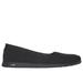 Skechers Women's BOBS Arch Fit Plush - By The Way Slip-On Shoes | Size 10.0 | Black | Textile | Vegan | Machine Washable
