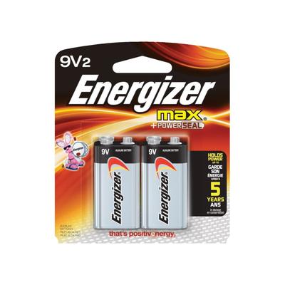 Energizer Max 9V-2 Batteries 24 2-Packs 48 Batteries ENR-522BP-2