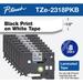 Brother TZe231 Laminated Tape for P-Touch Labelers (Black on White, 1/2" x 26.2', 8 TZE2318PKB