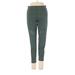 Reebok Active Pants - Mid/Reg Rise: Green Activewear - Women's Size Small