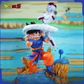 Dragon Ball Z Anime Figure Son Goku Bites Frieza Tail Figures Statue en PVC Figurine Modèle
