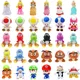 Peluche douce Kawaii Mario Luiji Goomba Kamek Yoshi jouet mignon crapaud princesse pêche détruire