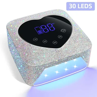 Lampe à ongles LED UV aste lumière UV sans fil pour N64.avec biscuits en forme de cœur machine de