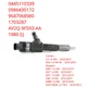 Injecteur de carburant diesel de 0445110339 AV2Q-9F593-AA pour Citroen C3 DS3 Ford Fi.C. 1.4 KIT 206