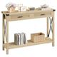 Gracie Oaks 40" Console Table Wood in Brown | 31 H x 40 W x 12 D in | Wayfair 7017AC087169451EA8795D4B269BF9D5