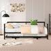 Latitude Run® Classic design Daybed w/ trundle bed & metal slats Frame, for Living Room Bedroom Metal in Black | Wayfair