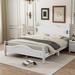 Alcott Hill® Cheala Platform Bed Metal in White | 39.4 H x 62.5 W x 85.2 D in | Wayfair F80C2B04A8FB4E8487A67D7375FA75BF