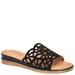 Bella Vita Cas-Italy - Womens 7 Black Sandal Medium