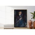 Edvard Munch Poster - Selbstporträt - Hochwertiges Poster als Edvard Munch Druck - Klassische Ausstellungskunst - Munch Kunst