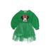 Disney Dress: Green Print Skirts & Dresses - Kids Girl's Size X-Large