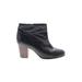 Cole Haan Ankle Boots: Black Print Shoes - Women's Size 8 - Round Toe