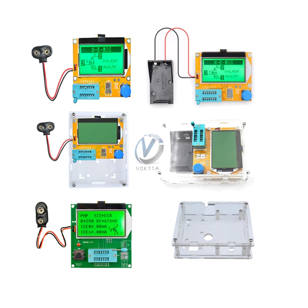 Mega328 LCR-T4 Digital Display Transistor Tester Diode Triode GM328A LCD Bildschirm Kapazität Meter LCR's PWM Meter MOS/PNP/NPN Image