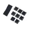 9 stücke gummi füße & kunststoff knopf schraub kappe abdeckung ersatz set für ps3 slim 2000 3000 für sony playstation 3 controller