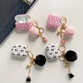 Protezione pendente palla di peluche per Apple Airpods 1 2 3 Auricolare wireless Protezione in silicone per Airpods Pro 2 Custodia morbida per auricolari