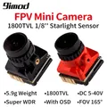 Fpv kamera 1800tvl 5mp 2 1mm Zoll Sternenlicht sensor 5v-40v ntsc/pal mit osd intern für rc fpv renn