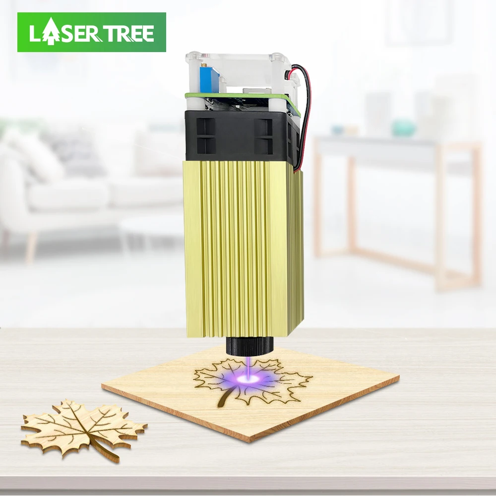 Laser baum 4w 5w Laser kopf 450nm blau Laser ttl Modul für CNC Lasers chneid gravur maschine Holz bearbeitungs werkzeuge Zubehör Image