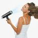FAIOROI Hair Dryer Lightweight Travel Hair Dryer For Normal And Curly Hair Including Curly Hair Styling Nozzle Hair Dryer Smart Inverter High Power Mini Black