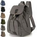 Travel Laptop Backpack for Women & Men Carry On Backpack fits 12inch Laptop Waterproof Lightweight Casual Weekender Bags Rucksack (Gray)