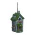 Transpac Resin 10.5 in. Multicolor Spring Mossy Hut Birdhouse