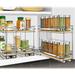 Pull Out Spice Rack Organizer for Cabinet Slide Out Rack