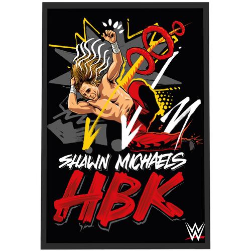 WWE Shawn Michaels HBK Poster – gerahmt A3