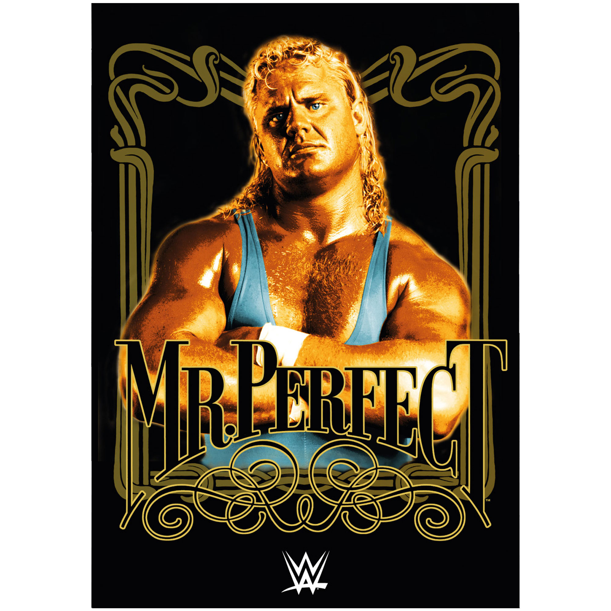 WWE Mr Perfect Grafikposter – ungerahmt, A3 Image