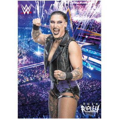 WWE Rhea Ripley Crowd Poster – ungerahmt A3 Image